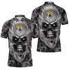 Jacksonville Jaguars Nfl Fans Skull 3D All Over Print Polo Shirt - Embrace Your Edgy Side With Fans Of The Jags