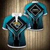 Jacksonville Jaguars Square Lattice Polo Shirt - Perfect Gift For Fans Of Artistic Jaguars Apparel