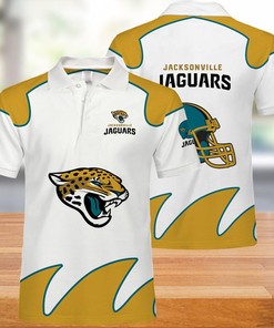 Jacksonville Jaguars White Polo Shirt - Class It Up With Fans Of The Jags