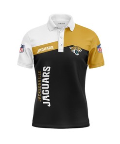 Jacksonville Jaguars Women'S Button Up Polo Shirt - Perfect Gift For Female Fans Of The Jags