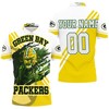 James Crawford 54 Personalized Green Bay Packers Polo Shirt - A Customized Fashion Choice