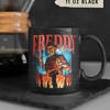 Jason's Nemesis Freddy Krueger Retro Coffee Mug: Horror Movie Halloween Mug with Quotes