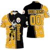 Jerome Bettis 36 Player Pittsburgh Steelers 3D Personalized Polo Shirt - Nfl Fans Gift