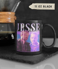 Jesse Pinkman Coffee Mug with Heisenberg Design | Retro Breaking Bad Mug Collection | Perfect Gift for Fans
