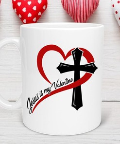 Jesus Is King Christian Valentine's Day Mug Gift Set For Her