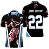 Jimmy Butler 22 Signed 3D Polo Shirt - A Collectible Must-Have For Fans