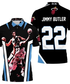 Jimmy Butler 22 Signed 3D Polo Shirt - A Collectible Must-Have For Fans