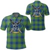 Johnston Ancient Tartan Golf Shirt With Celtic Scottish Detailing - A Classic Scottish Polo Shirt