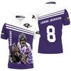 Join The Legend With Lamar Jackson Baltimore Ravens 3D Legend Polo Shirt