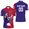 Josh Allen 17 Buffalo Bills Nfl Personalized Polo Collar Shirt