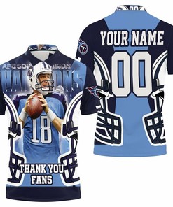 Josh Stewart 18 Tennessee Titans 2021 Afc South Personalized Polo Shirt - Perfect For Sportswear Lovers