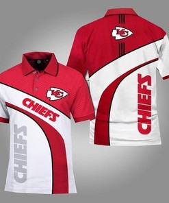 Kansas City Chiefs 3D Polo Shirt For Men
