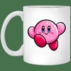 Kawaii Cute Kirby Valentines Day Cafe Mug