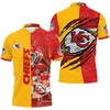 Kc Chiefs Logo 3D Polo Shirt - Afc West Champs Super Bowl 2021