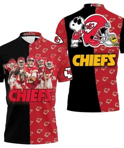 Kc Chiefs Super Bowl 2021 - Afc West Champs Snoopy Fan 3D Polo Shirt