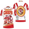 Kc Chiefs Super Bowl 2021 Champs 3D Polo Shirt - Afc West Division