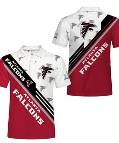 Keep It Classic With Atlanta Falcons Button Up Polo Shirt