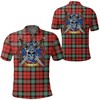 Kerr Ancient Tartan Polo Shirt With Celtic Scottish Detailing - A Must-Have For Scottish Polo Shirt Lovers