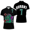 Kevin Durant 7 2020 Nba Black Jersey Polo Shirt - Ideal For Fans Of The Nba Team
