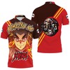 Kimetsu No Yaiba Rengoku Kyojuro Personalized 3D Polo Shirt - Gift For Fans