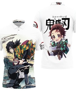 Kimetsu No Yaiba Tomioka Giyu 3D Printed Polo Shirt With Personalized Polo T-Shirt