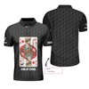 King Of Swing Golf Polo Shirt With Polo Collar - Gift For Fans