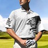 King Of Swings Lion Golf Personalized Polo Shirt - Gift For Fans