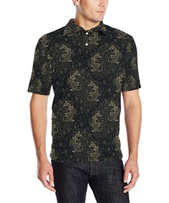 Koi Fish 3D Polo Shirt Birthday Gift For Men - Gift For Fans
