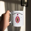LGBT Valentines Day Gift - Lesbian Coffee Mug - Funny Vagitarian Mug - Lgbt Coffee Cup