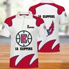 La Clippers Button Up Polo Shirt With Polo Collar - Gift For Fans