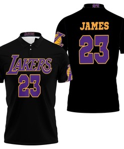 Lakers Jersey Inspired Lebron James Polo Shirt - 23 Style For Fans Of The King