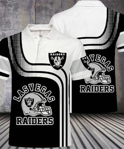 Las Vegas Raiders Casual Polo Shirt With Polo Collar - Great Fan Gift