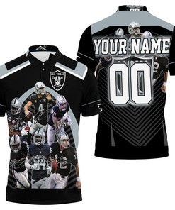 Las Vegas Raiders Personalized 3D All-Over Print Polo T-Shirt - Perfect Gift For Fans