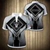 Las Vegas Raiders Square Lattice Athletic Personalized Polo Shirt - Ideal Gift For Fans