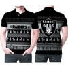 Las Vegas Raiders Ugly Christmas Personalized 3D Polo Shirt - Great Fan Gift