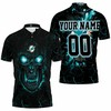 Lava Skull Dolphins 3D Printed Polo Shirt - Great Fan Gift