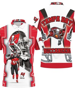Lavonte David 54 Personalized Tampa Bay Buccaneers 3D Polo Shirt