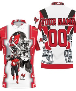 Lavonte David 54 Super Bowl 2021 Nfc South Division Champions Polo Shirt