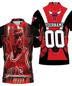 Legend 23 Chicago Bulls Polo Shirt - Michael Jordan Fan Gift