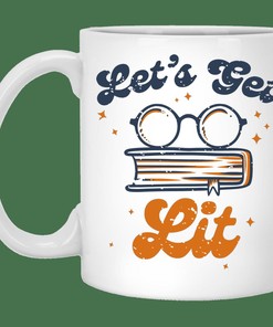 Let's Get Lit Mug Set, Best Gift for Friends or Lovers with Love Quotes