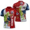 Liberty Flames Ncaa Unisex The Grinch Funny Christmas 3D Polo Shirt - Great For Athleisure T-Shirt Lovers