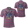 Lindsay Ancient Tartan Polo Shirt - Unleash Your Scottish Warrior Spirit On The Golf Course