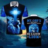 Lion Cross My God'S Not Dead Polo Shirt - Ideal Gift For Fans With All Over Print Polo T-Shirt