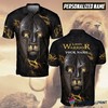 Lion Warrior Gladiator Helmet Personalized Polo Shirt - Great Fan Gift With Polo Collar
