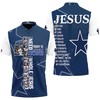 Little Bit Of Dallas Cowboys And Whole Lot Of Jesus 3D Polo Shirt For Fans