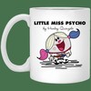 Little Miss Psycho Mug - Funny Gift Idea for Valentine's Day with Double Mug Set