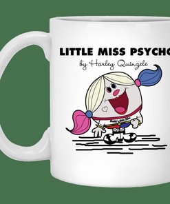 Little Miss Psycho Mug - Funny Gift Idea for Valentine's Day with Double Mug Set