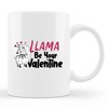 Llama Valentine Gift Set - Llama Valentine Mug, Valentines Day Mug, Perfect Gift for Valentine's Party or Llama Lovers