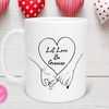 Long-Distance Valentine's Day Mug Let Love Be Genuine Couple Gift