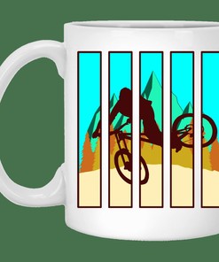 Looking Glass Mountain Bike Mug - Valentine's Day Coffee Mug with Inspirational Quotes and Cute Mugs Set